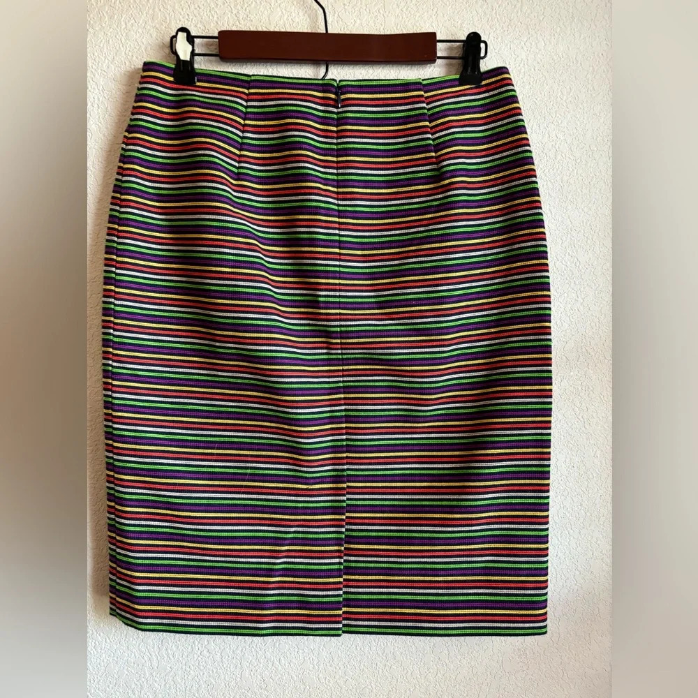 NWOT Talbots Multicolor Striped Pencil Skirt - Picture 7 of 9